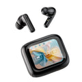 Bluetooth 5.4 Full Touch Screen Headphones Smart LCD in Ear Wireless in-Ear Earbuds Long Battery HD Call ANC Bluetooth Earphones