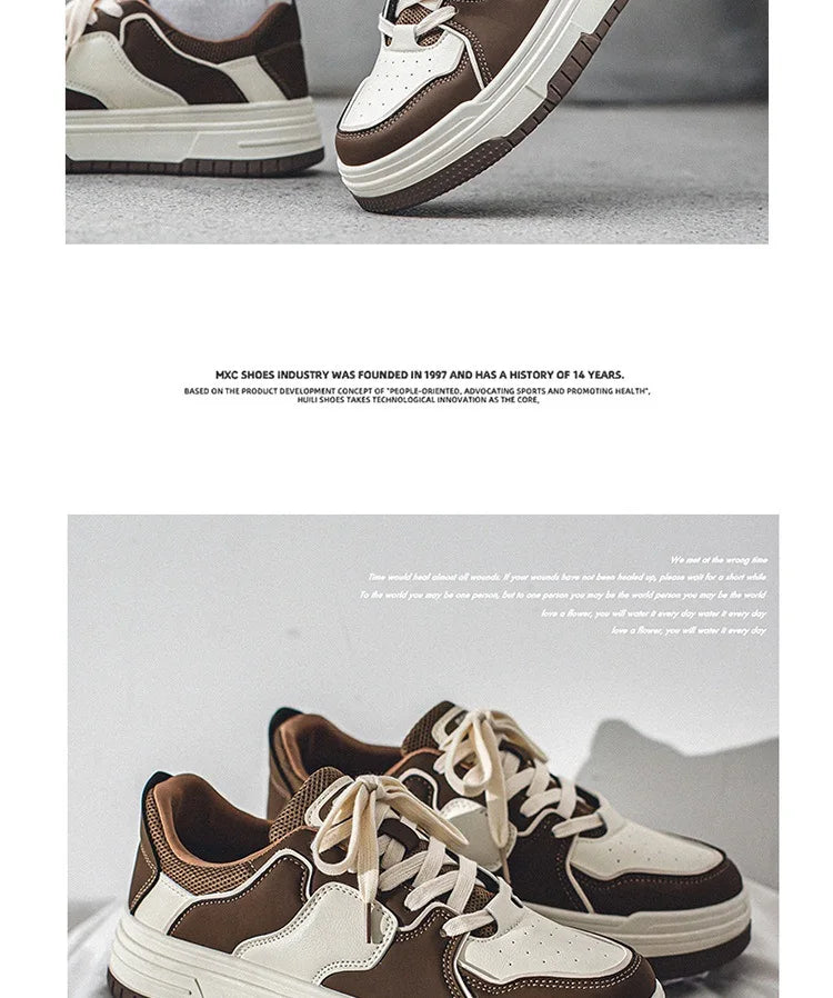 Shoes For Man Men Shoes Male Sneakers Autumn New Casual Thick Sole Student American Style Fashion Sneakers