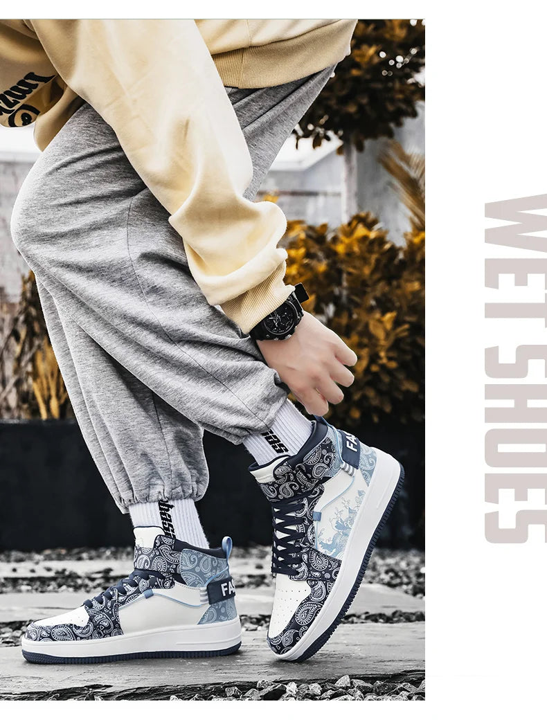 Men's sports shoes, retro star trend streetwear shoes, fashionable skateboarding shoes, couple sports casual shoes, tennis shoes