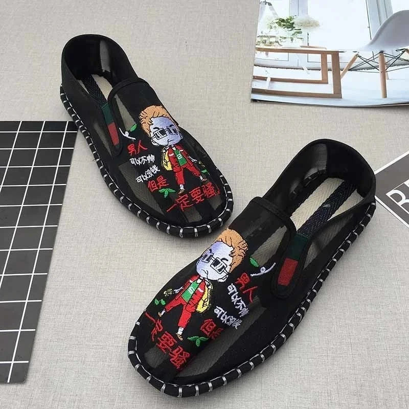 Shoes For Men Flat Zapatos Hombre Casual Zapatillas Informales Slip On Men's Loafers Canvas Sneaker Sapatenis Masculino Mocassim