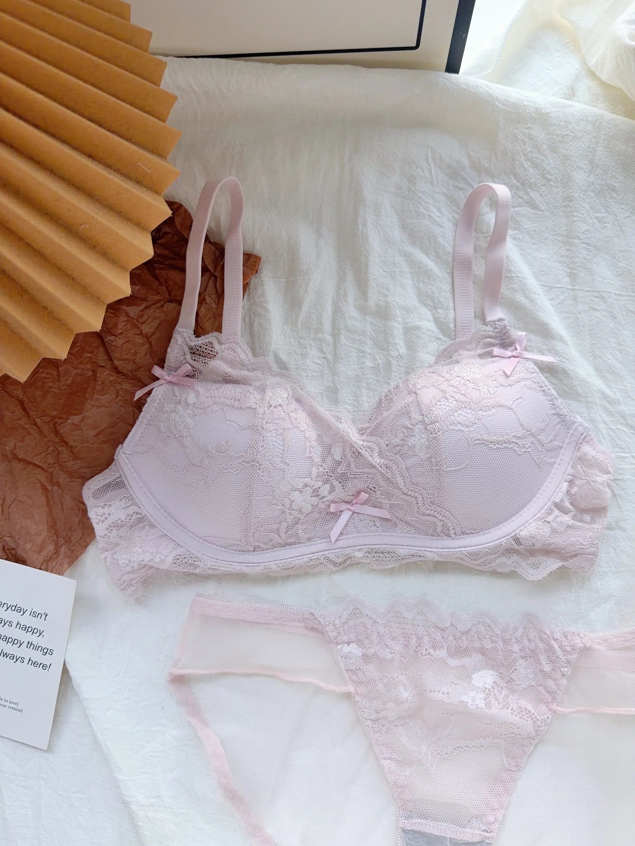 Cute Red Bra and Panty Set Women,Comfortable No Wire Push Up Lingerie,Sexy Bridal Wedding Lingerie Set,Girls Birthday Present