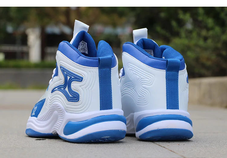 Men's High-Top Basketball Shoes New Wear-Resistant Sports Sneakers Athletic Outdoor Casual Training Boots