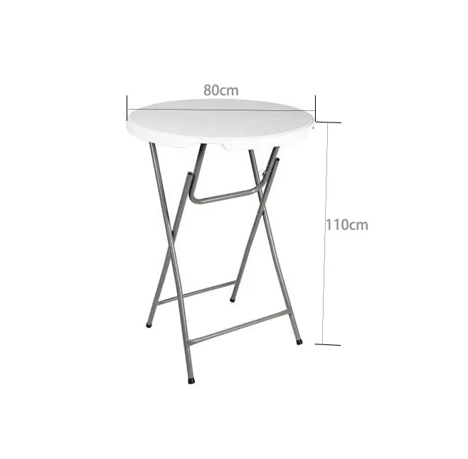 Folding Bistro Table For Outdoor Garden Dining & Hotel Use Foldable Plastic High Bar Table For Camping