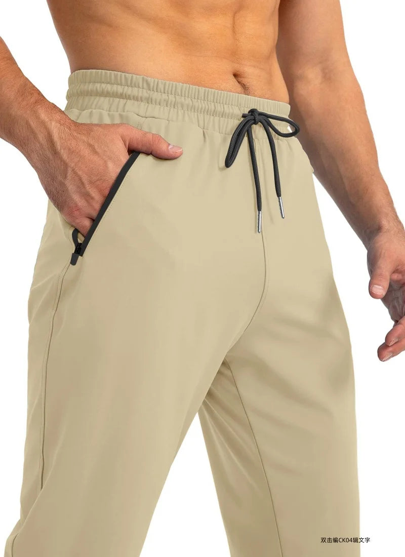Jogging Sport Pants Sportswear Training Tracksuit Elastic Joggers Workout Athletic Trousers Gym Fitness Running Sweatpants Men