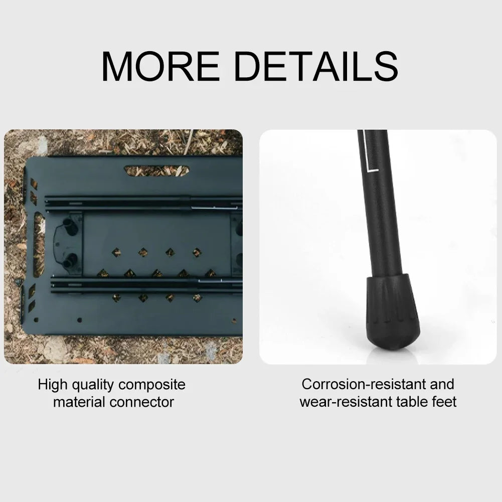 Folding Workbench Legs Metal Foldable Furniture Legs Adjustable Height Coffee Table Legs DIY Camping Equipment Outdoor Travel
