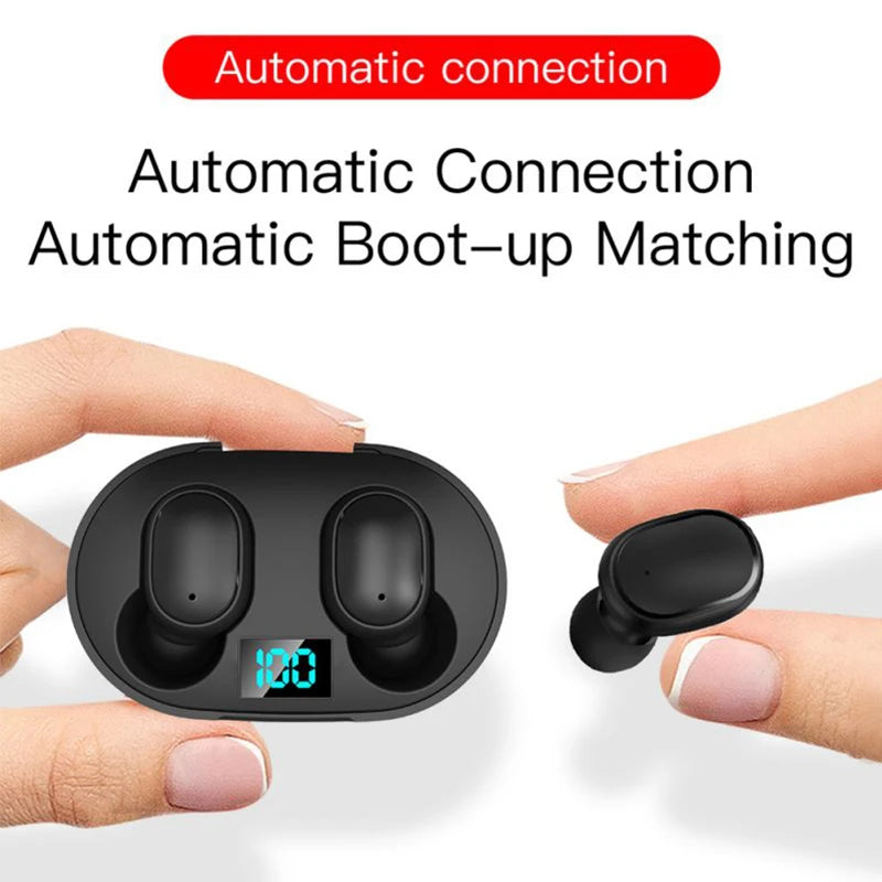 Bluetooth 5.0 Earphones Wireless Bluetooth Headset HiFi Noise Cancelling Headsets With Microphone Headphones For iPhone Xiaomi