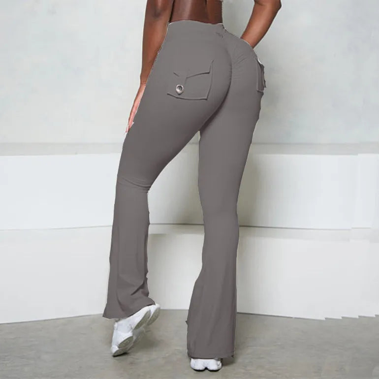 1/2PCS Fitness Cross Sport Bra Fitness Yoga Set Women High Waist Flare Leggings Female Workout Pant Tracksuit Gym Active Suits