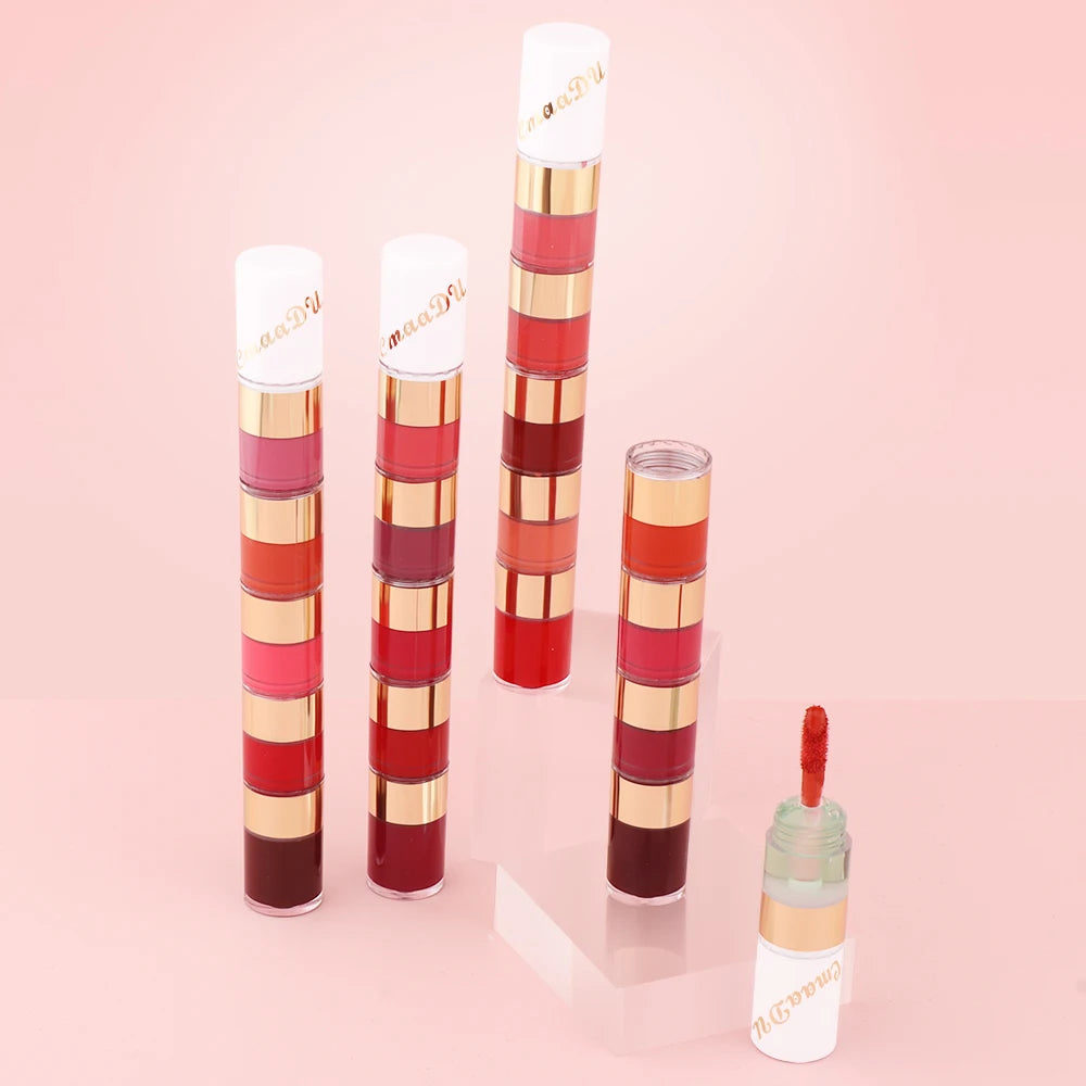 Lip Stain Non-Sticky Long-lasting Lock Color Matte Lip Gloss Lipstick Waterproof Y2K Fancy Fashion Birthday Christmas Present
