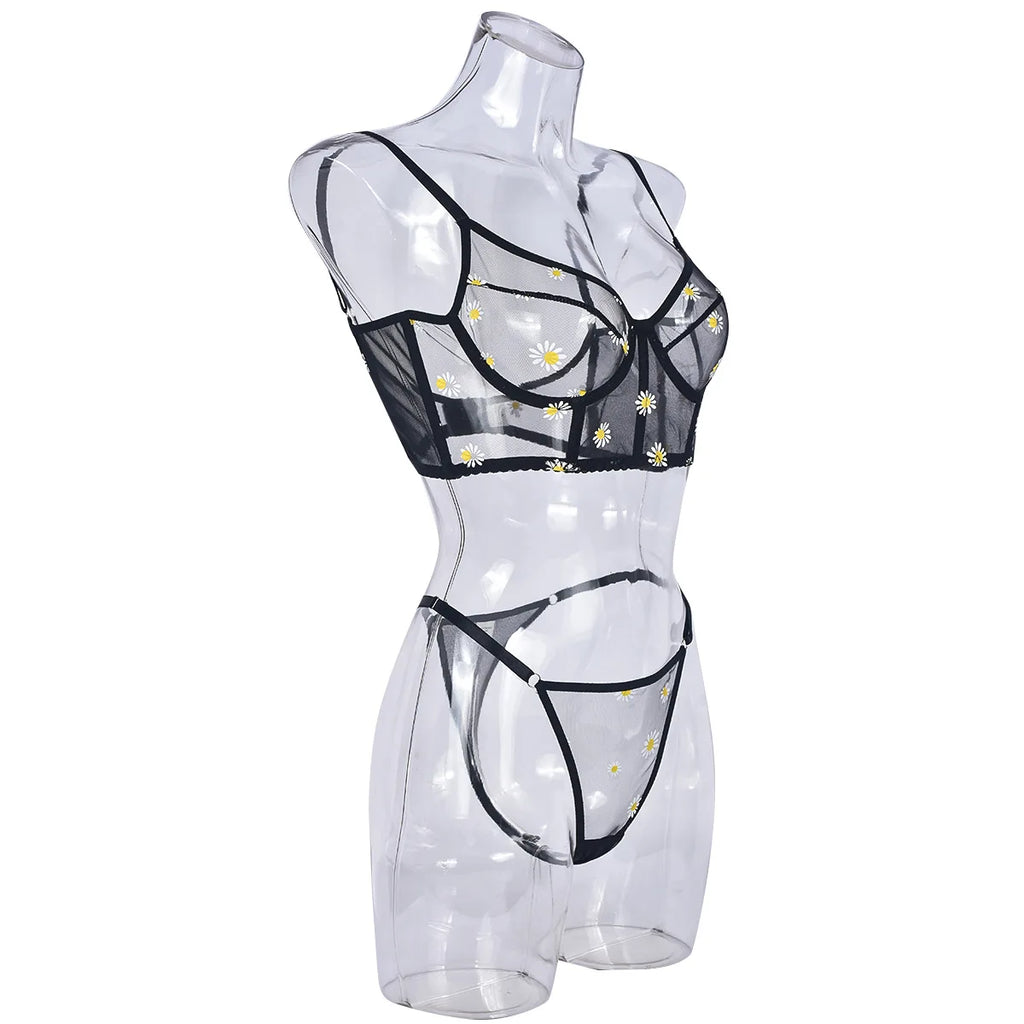Lingeries Sexy Lingerie Super Hot Woman Clothes Sexy Female Underwear for Women Without Censorship G-string Blue Women's Set Vs