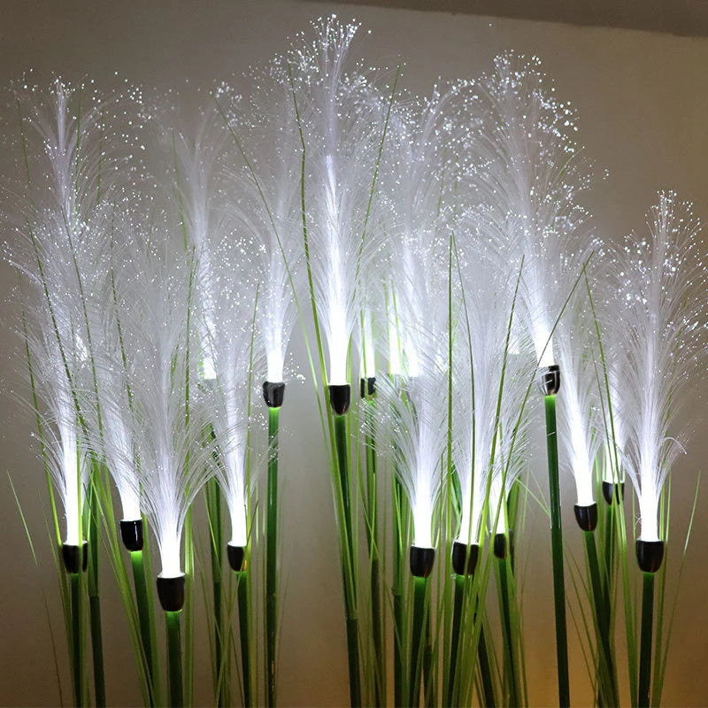 1-4 LED Solar Garden Lights Outdoor Waterproof Reed Light Solar Powered Lamp Christmas Yard Lawn Garden Decoration Path Lighting