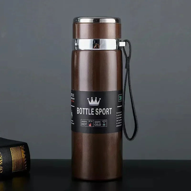 800ml Thermal Mug Double Wall 304 Stainless Steel Coffee Cup Vacuum Flask Thermos Water Bottle Tea Coffee Leak-proof Thermos Mug