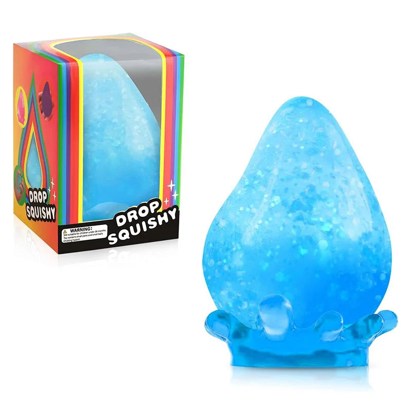 Needoh Stress Relief Sensory Squishy Dreamy Water Drop Maltose Texture Slow Rising Fidget Anti-Anxiety Sensory Gadget