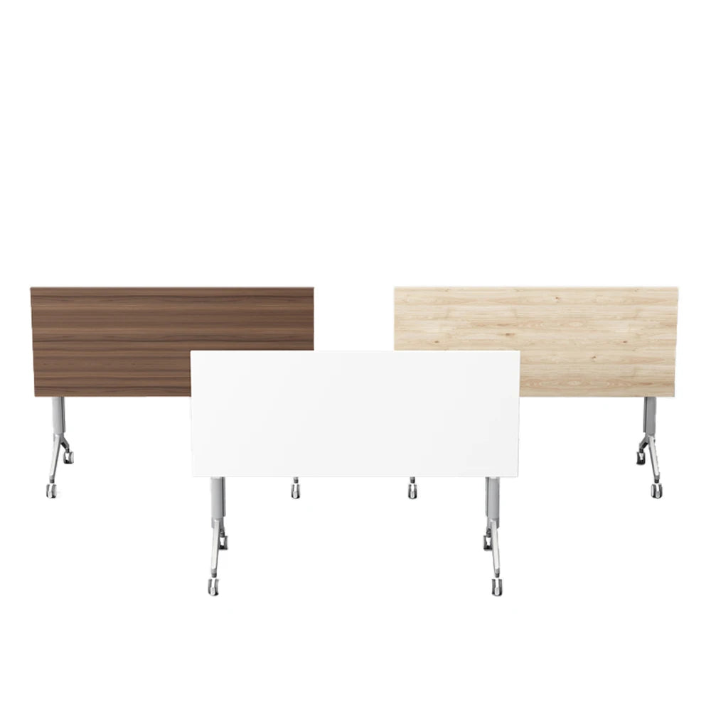 Modern Design Foldable Table With Wheels For Office For Business Meeting & Training Room Easy To Move & Store