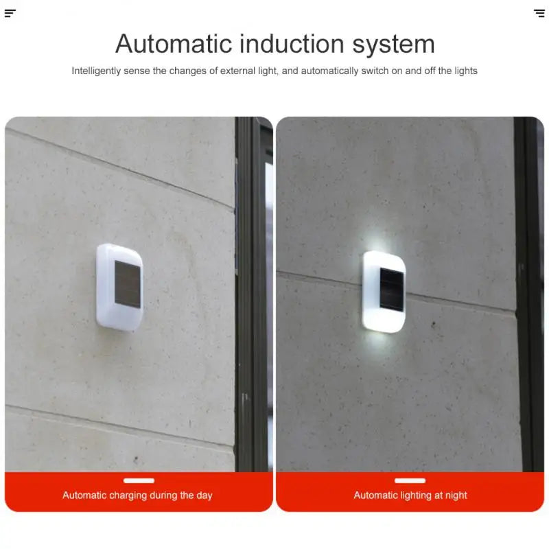 LED Solar Street Lights Waterproof Lighting Outdoor Motion Sensor Wall Solar Powered Lights For Patio Garden Balcony Decor