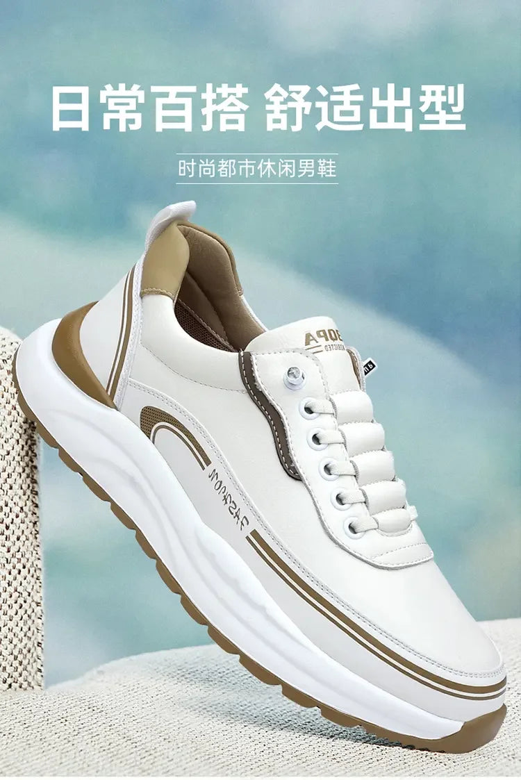 Flat shoes White Shoes Durable breathable abrasion resistance stainresistant sports leisure Soft elastic sole Support stability