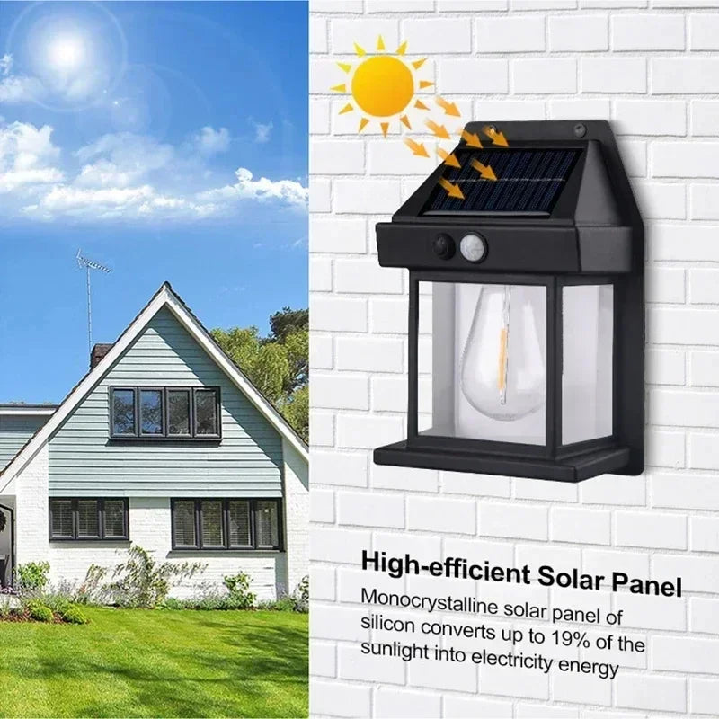 Powerful Outdoor Solar Lamp Garden Solar Powered Streetlight Outdoor Lights Waterproof Light Led Lighting External Decoration