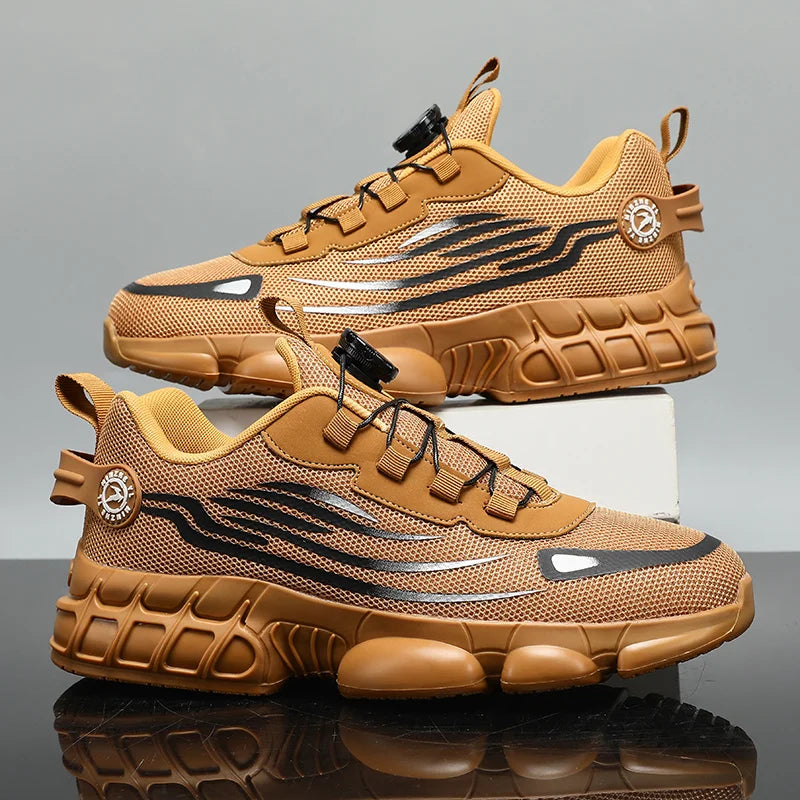 (No Steel Toe) Men's Outdoor Casual Shoes, Sneakers Suitable for Hiking, Walking, Casual Sneakers for Gifts