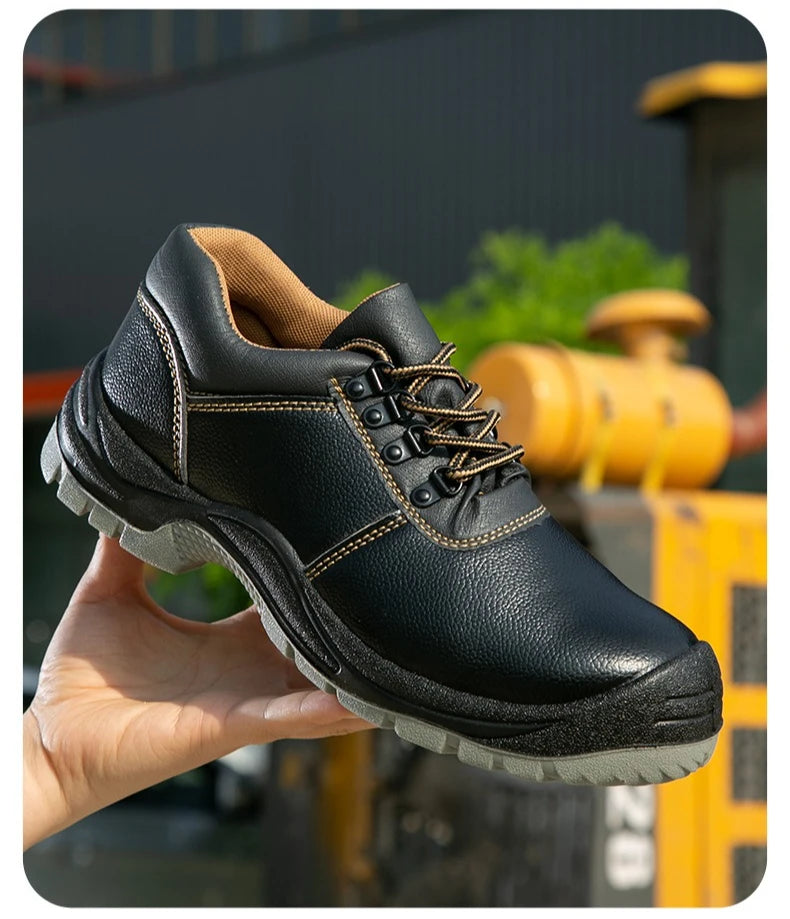 Steel Toe Shoes for Men Women Lightweight Anti-smash Steel Toe Sneakers Indestructible Work Boots Construction Safety Shoes