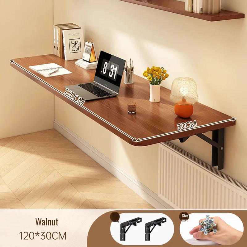 Household Wall Mounted Foldable Desk Waterproof and Anti Fouling Panel Multi Functional Suspended Wall Table