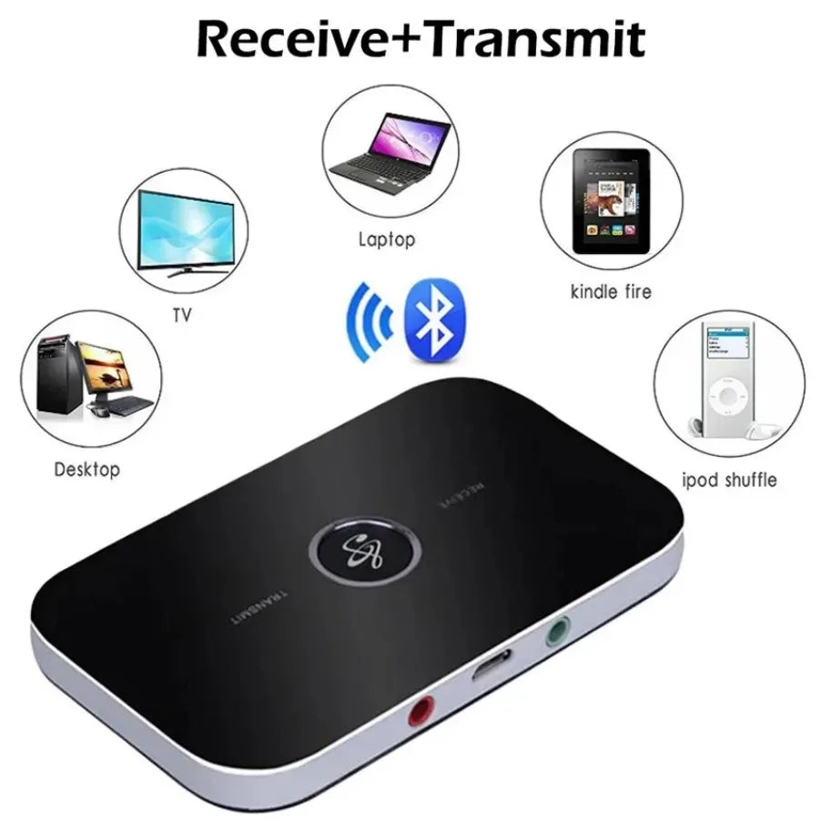 Bluetooth 5.0 Audio Transmitter Receiver Stereo AUX Jack RCA USB Dongle Music Wireless Adapter For Car Kit PC TV Headphone