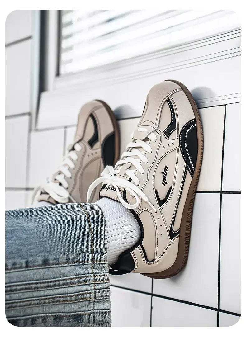 Shoes Man 2026 Trend Casual Sneakers Comfortable Lace Up Flats Tennis Shoe Breathable Walking Jogging Shoe