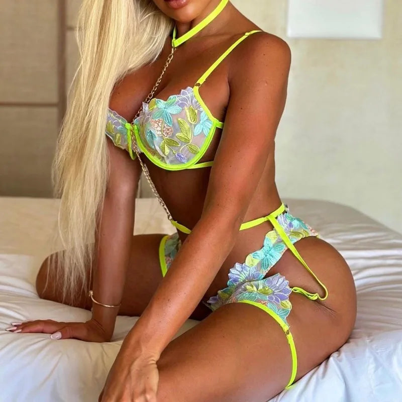 Lingeries Sexy Femme Women's Sexy Underwear for Women Set Lingerie Women's Clothing Sets Panties and Bra Set Lingirie Woman Bras