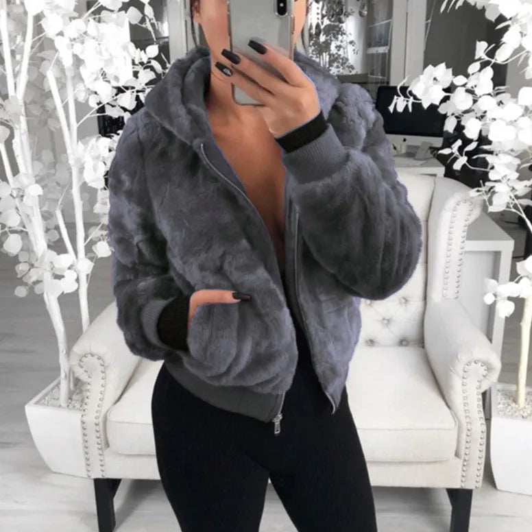 Hoodies Women Clothing Streetwear 2025 Autumn Winter Spring New Fashion Versatile Casual Solid Long Sleeves Coat for Female