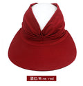 summer hats for women Anti-UV Wide Brim Visor Caps Summer Travel Cap Fashion Beach Sun hat Sun Protection
