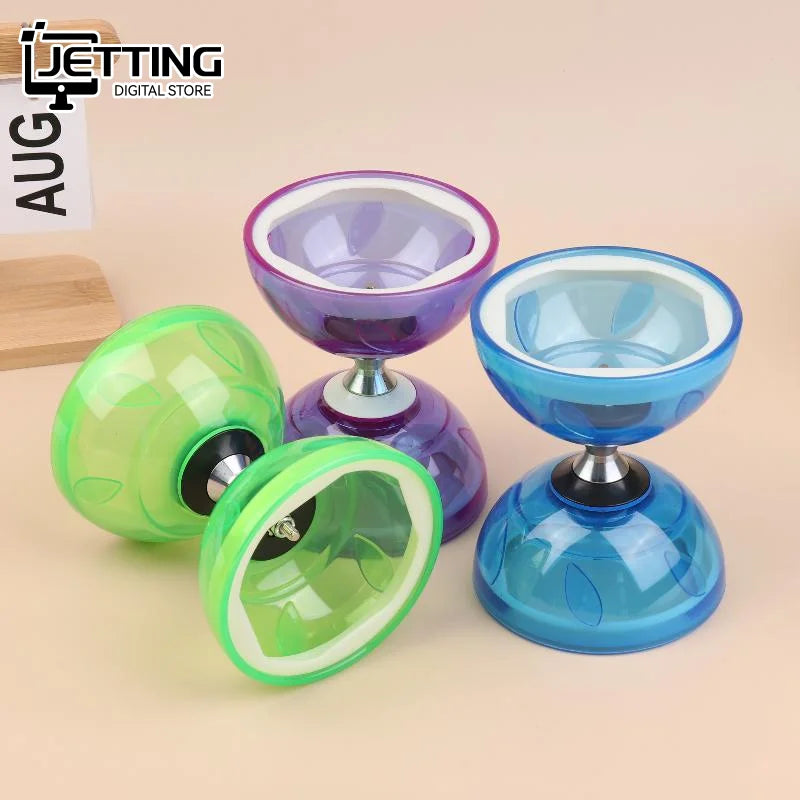 1set Portable Diabolo Chinese Yoyo Diabolo Set Professional Fitness Gear For Adults Kids Elderly Outdoor Indoor Agility Exercise