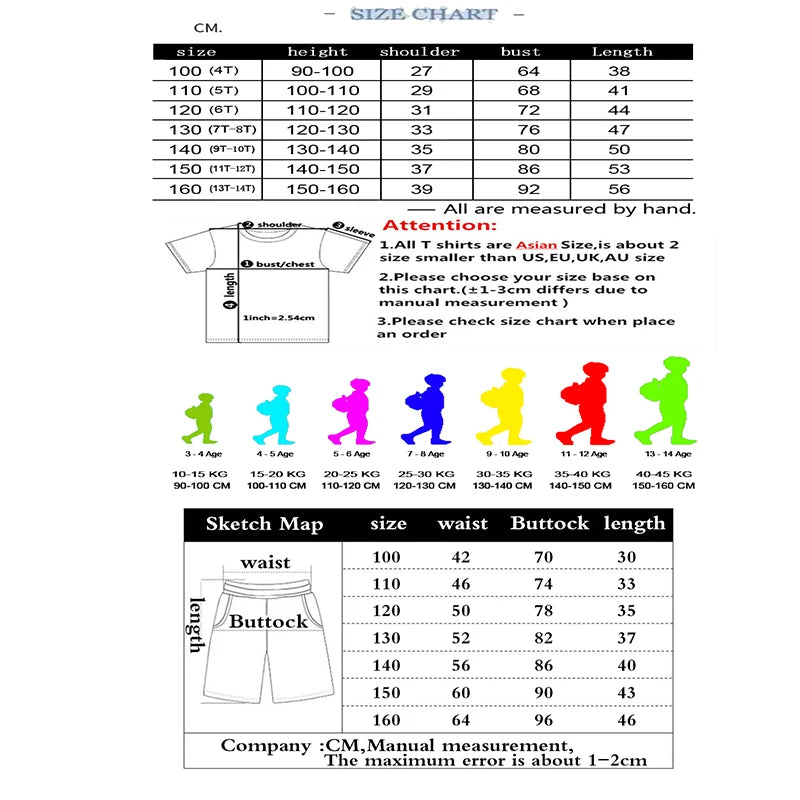 Summer Fun Number 67 7-digit printed children's T-shirt - Children's short-sleeved shirt - Fashionable and comfortable