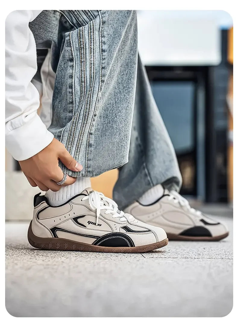 Shoes Man 2026 Trend Casual Sneakers Comfortable Lace Up Flats Tennis Shoe Breathable Walking Jogging Shoe