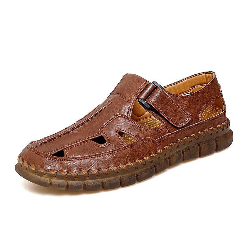 Handmade Men's Shoes Outdoor Shoe Men Casual Men Shoes Breathable Suede Leather Shoe Anti-Skid Walking Shoe Hot Sale Footwear