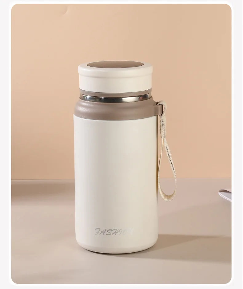 Smart thermos cup good-looking portable outdoor tea cup with temperature display High capacity 316 Stainless steel portable