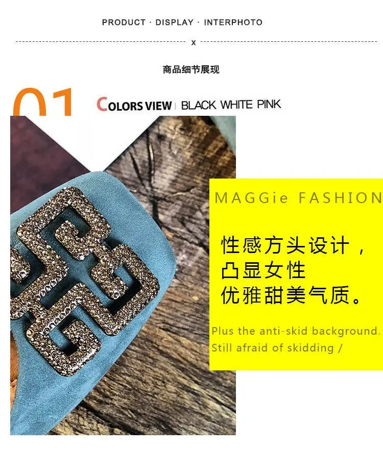 Shoes Women's Flat 2022 Autumn Fashion Square Toe  All-match Scoop Shoes Large Size Women's Shoes 41-43 Loafers  Zapatos Mujer