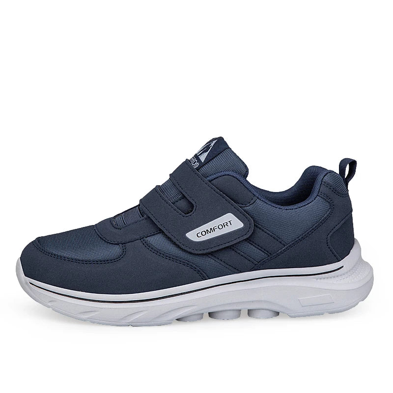 Men's Diabetic Shoes for Elder Orthopedics Feet Swollen Adjustable Walking Shoe Casual Sneakers Elderly Foot Pain Relief