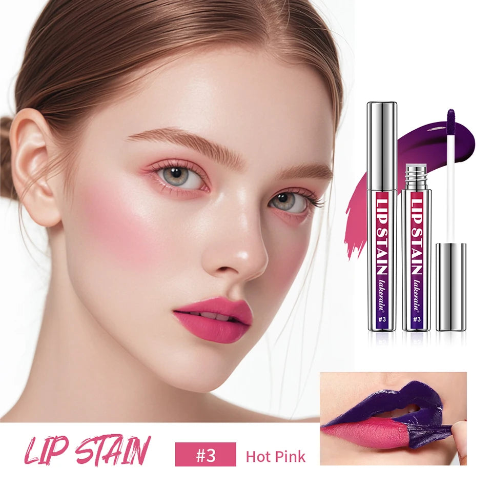 Lakerain Peel Off and Reveal Lip Stain - Long Lasting, Waterproof Pink Lip Tint, Transfer Proof Natural Lip Stain
