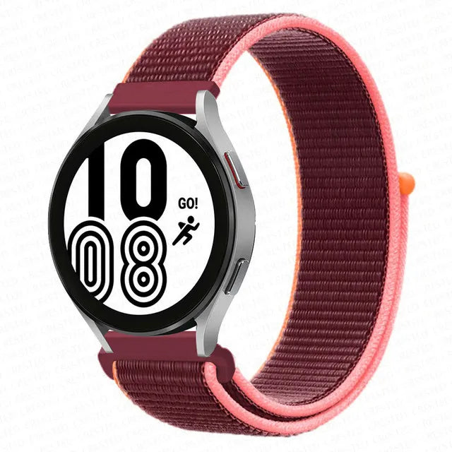 22mm 20mm Band for Samsung Galaxy Watch 7 FE 4 6 classic 5 Pro 3 active 2/correa Nylon Bracelet Huawei watch GT 2 3 pro 4 strap