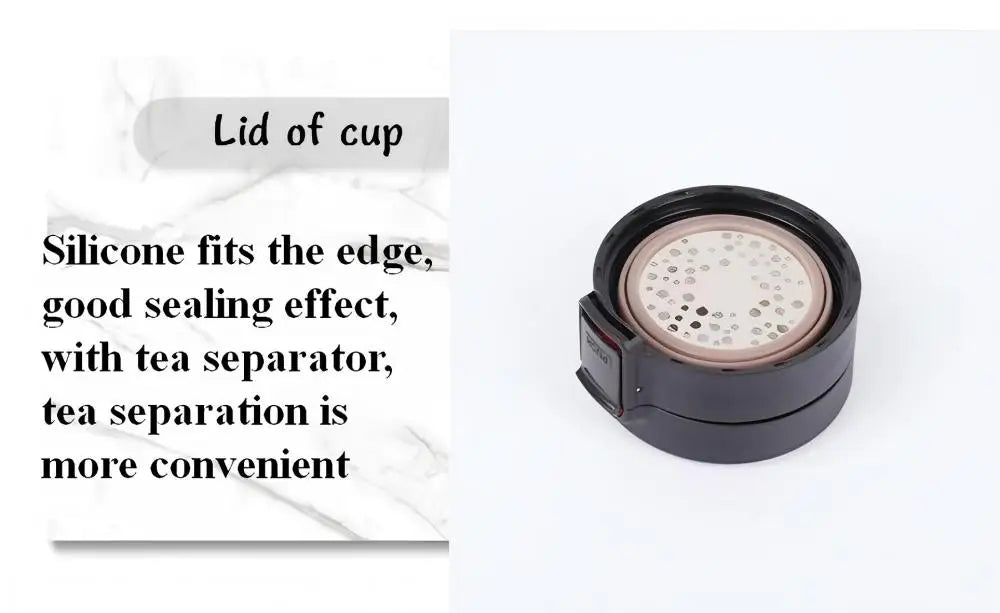350/500ML Car Thermal Cup 304 Stainless Steel Vacuum Insulated Coffee Thermos Travel Water Bottle