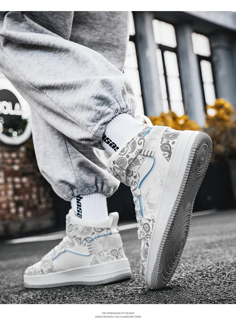 Men's sports shoes, retro star trend streetwear shoes, fashionable skateboarding shoes, couple sports casual shoes, tennis shoes