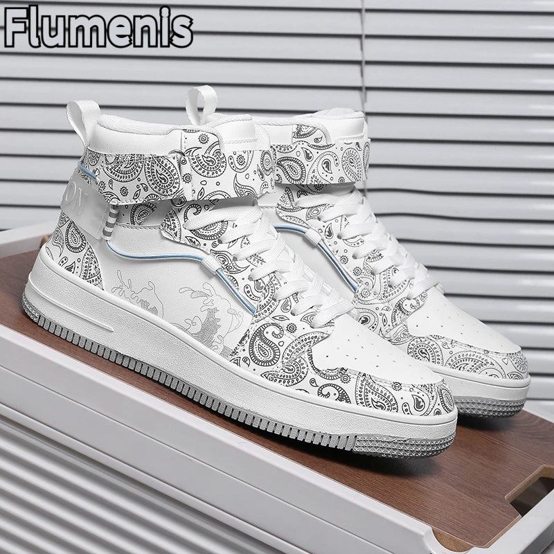 Men's sports shoes, retro star trend streetwear shoes, fashionable skateboarding shoes, couple sports casual shoes, tennis shoes