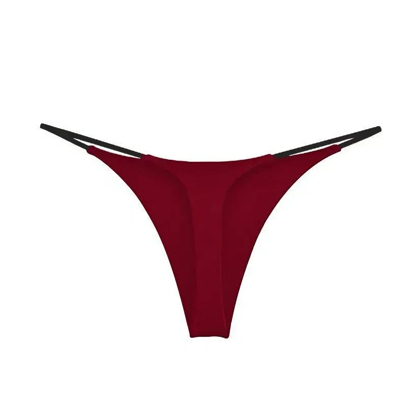 Lingerie Sexy G Strings Low-Rise Thong Panties Female Sexy Underwear Women Seamless Low Waist Ladies Briefs Thongs Sexy Panties