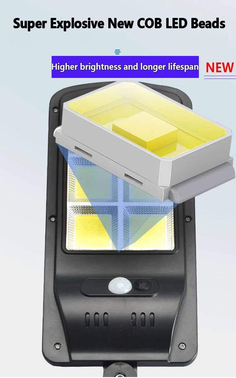 Solar LED Light Outdoor Waterproof Solar Light 3 Lighting Modes ultra bright solar street Light Garden Holiday Decorative Lights