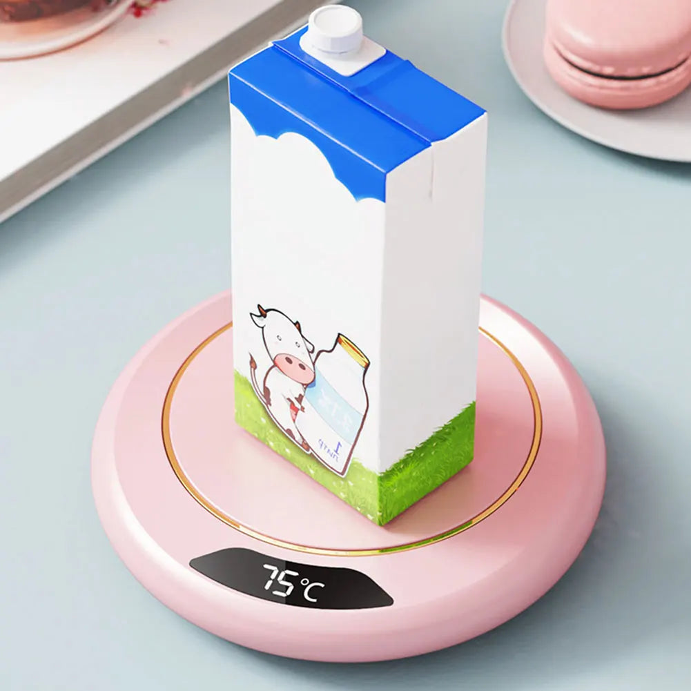 New USB Cup Warmer Coffee Mug Heating Coaster 3 Temperature Setting Thermostatic Hot Plate Milk Tea Water Heating Pad Cup Heater