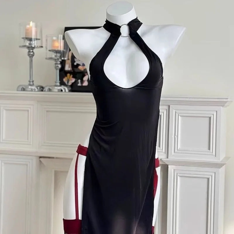 Lingerie For Sex Open Crotch Backless Hot Porn One-piece Bodysuit Women Erotic Costume Babydoll Dress Underwear Sex Dress