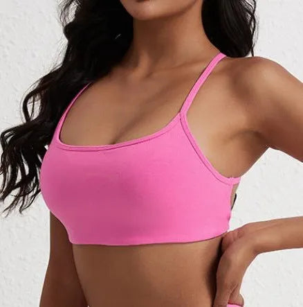 1/2PCS Fitness Cross Sport Bra Fitness Yoga Set Women High Waist Flare Leggings Female Workout Pant Tracksuit Gym Active Suits