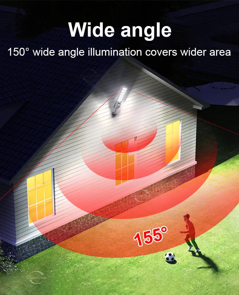 9000000LM 4000W/3000W/1000W Solar Lights Outdoor Waterproof Street Lamp Floodlight With Motion Sensor Garden Courtyard Wall Lamp