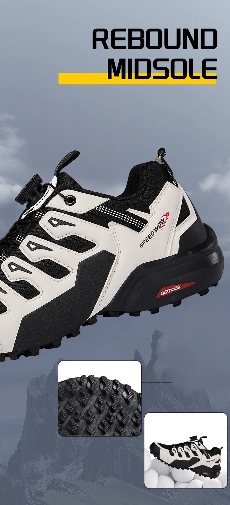 Men's Hiking Shoes Suede Leather Outdoor Shoes Wear-resistant Men Trekking Walking Hunting Tactical Sneakers