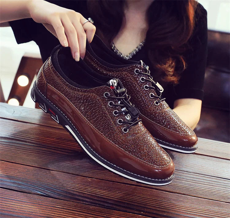 Men's Shoes Soft Bottom Soft Leather Casual Shoes New Spring Trendy Design Men's Footwear Men's Sports Shoe Zapatos Para Hombre