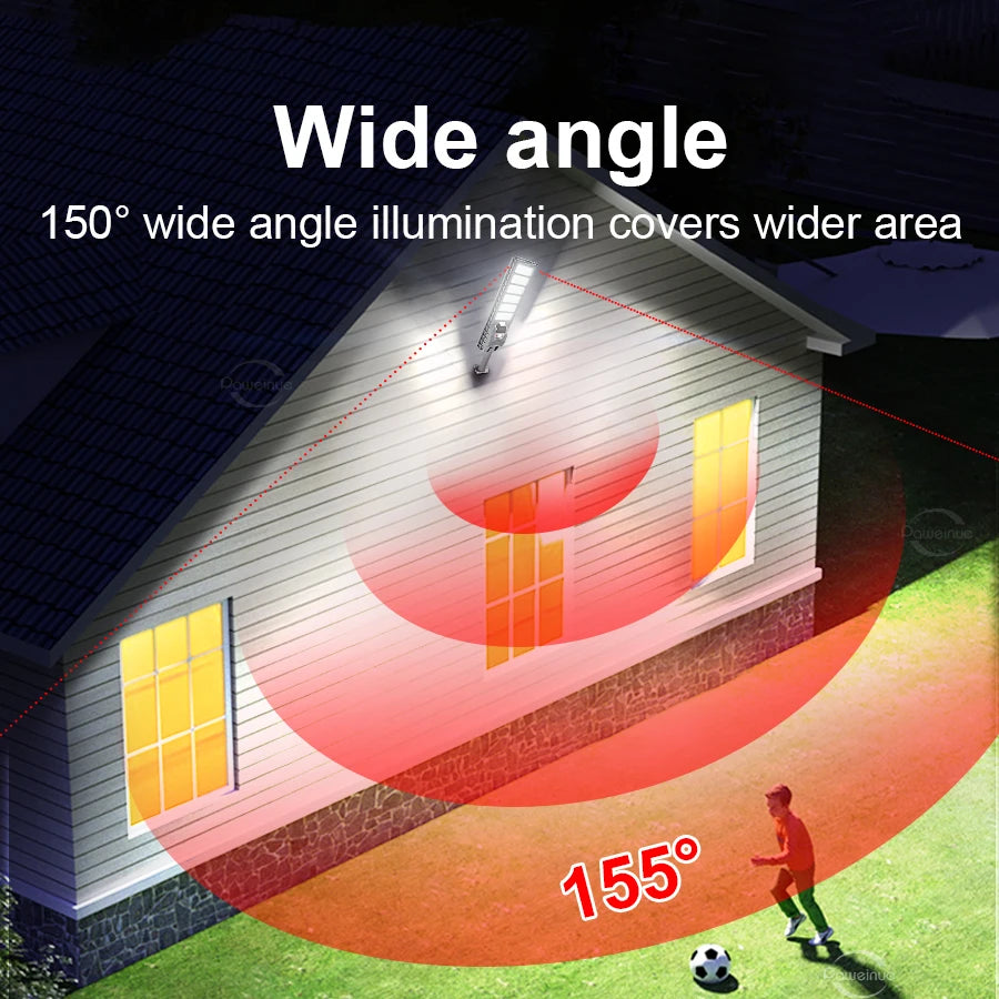 9000000LM 4000W/3000W/1000W Solar Lights Outdoor Waterproof Street Lamp Floodlight With Motion Sensor Garden Courtyard Wall Lamp