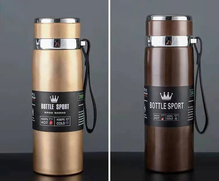 800ml Thermal Mug Double Wall 304 Stainless Steel Coffee Cup Vacuum Flask Thermos Water Bottle Tea Coffee Leak-proof Thermos Mug